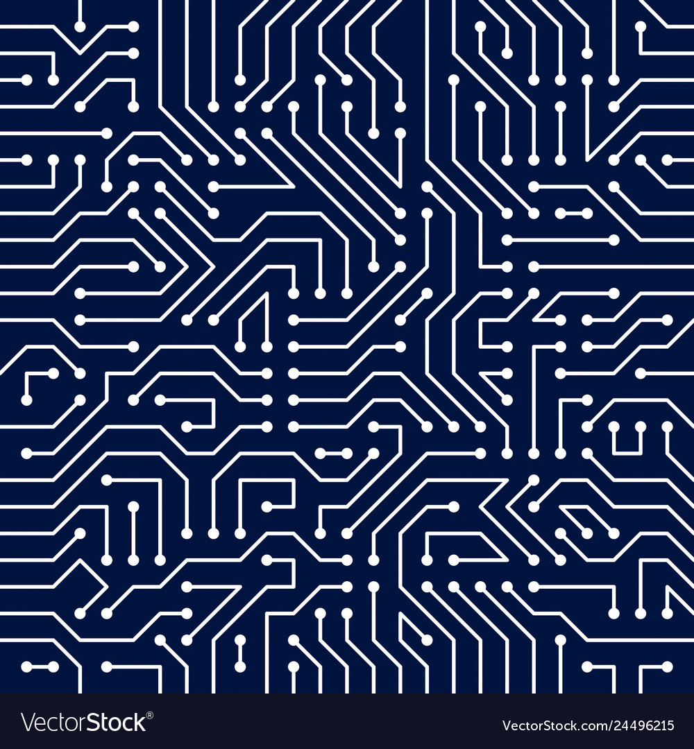 Microchip Circuit Pattern