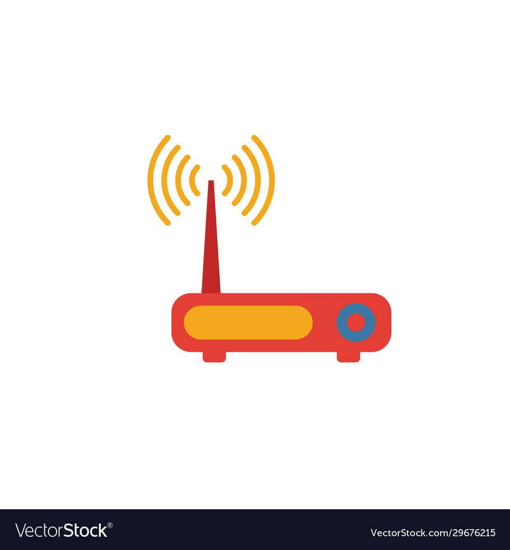 Modem icon simple element from web hosting icons vector image Modem icon simple element from web hosting icons