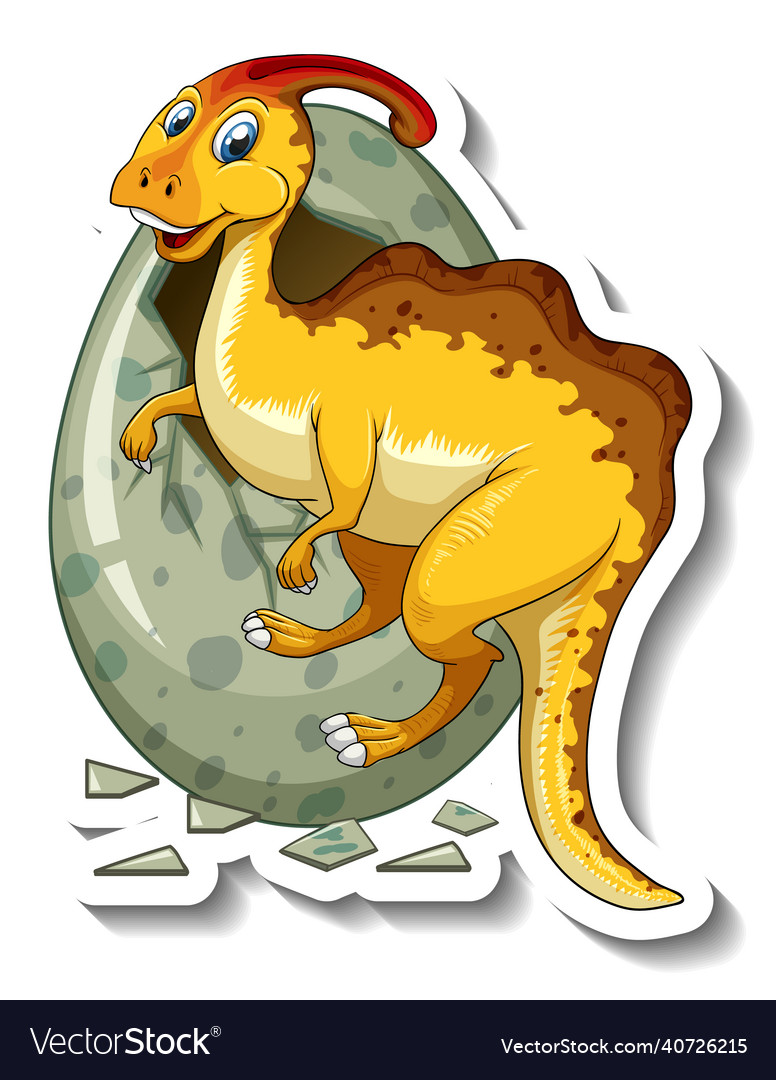 Free Vector  Pterosaur hatching from egg