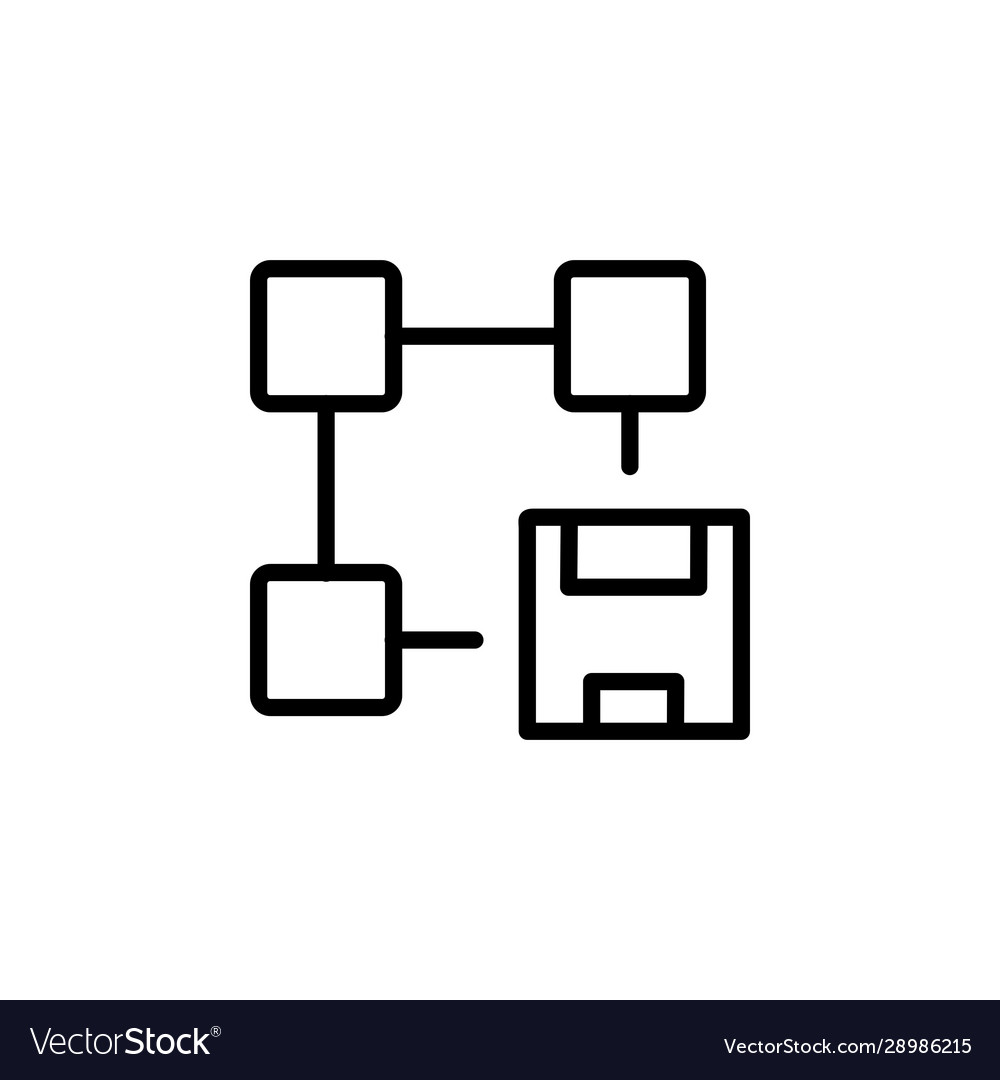 Save as icon design line style perfect Vector Image Save as icon design line style perfect