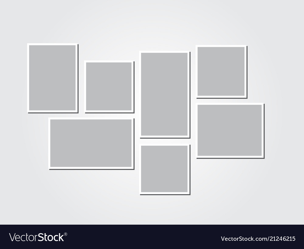 Templates Collage Frames For Photo Or Royalty Free Vector Templates Collage Frames For Photo Or Vector Image
