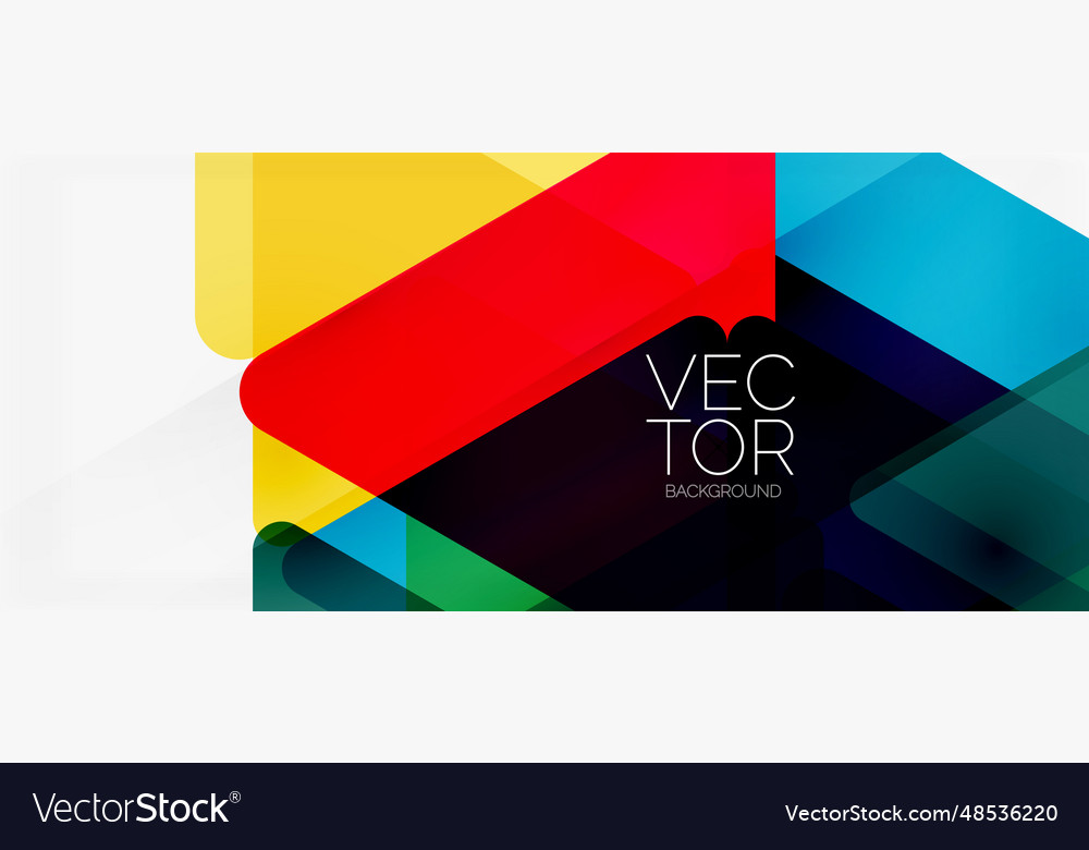 Abstract background color transparent triangles Vector Image Abstract background color transparent triangles