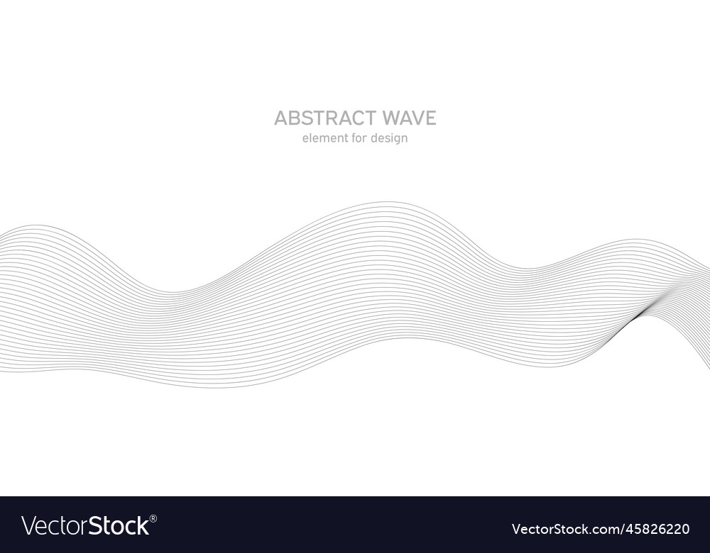 Abstract wave element for design digital Vector Image Abstract wave element for design digital
