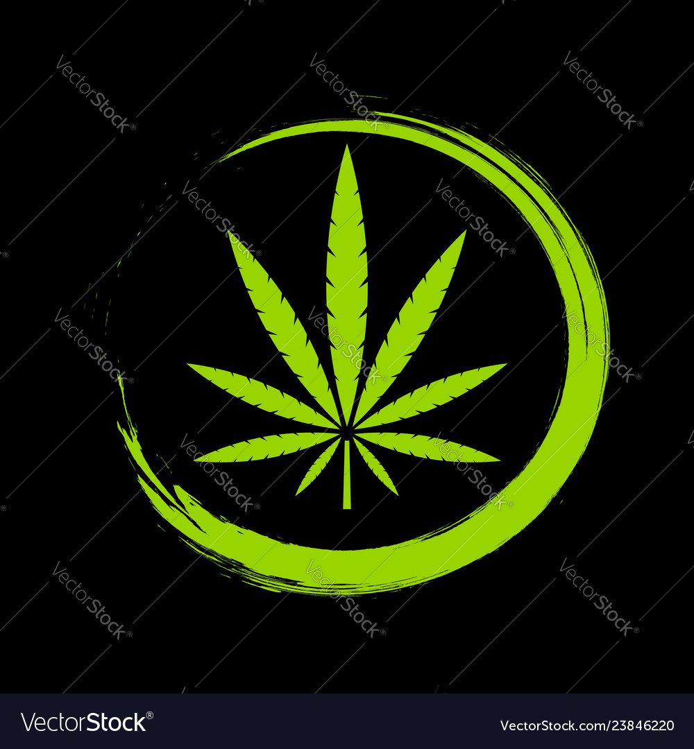 Cannabis Blatt Sammlung