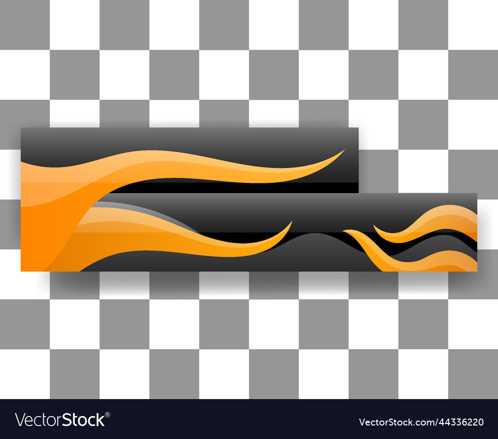 Lower third banner template user interface fire