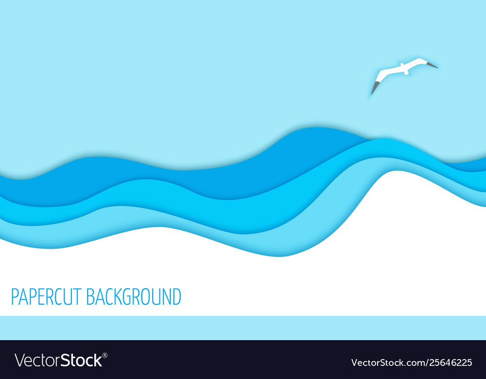 Abstract background with image sea waves