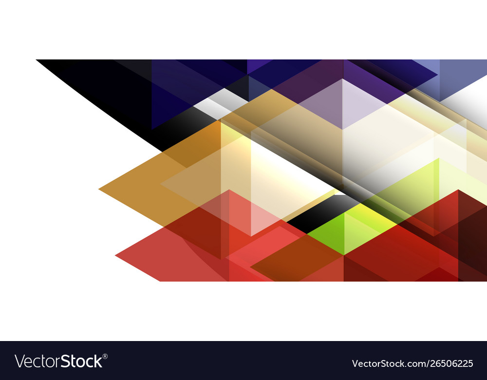 Abstract concept triangle graphic element vector image Abstract concept triangle graphic element