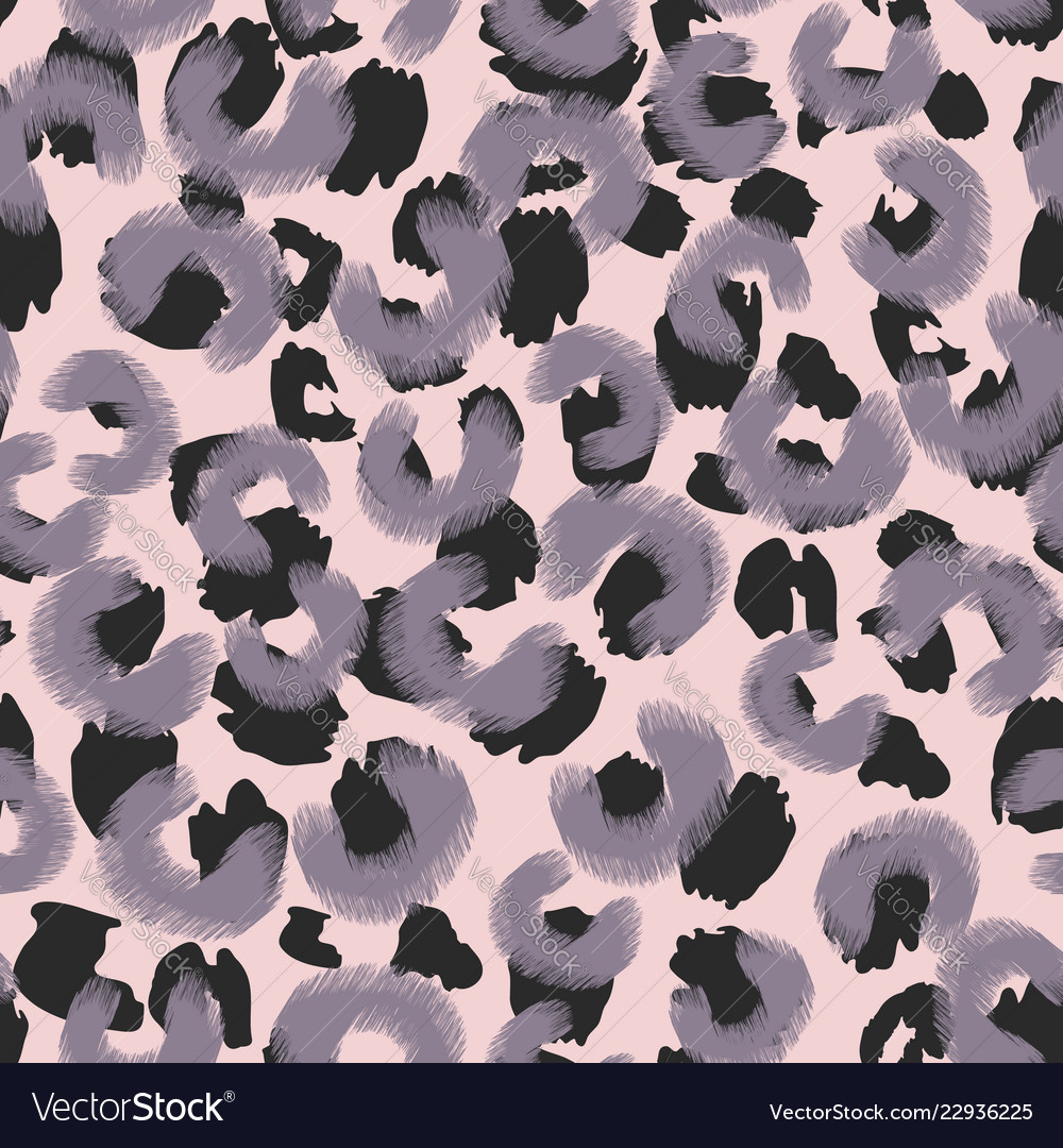 Abstract leopard skin seamless pattern design