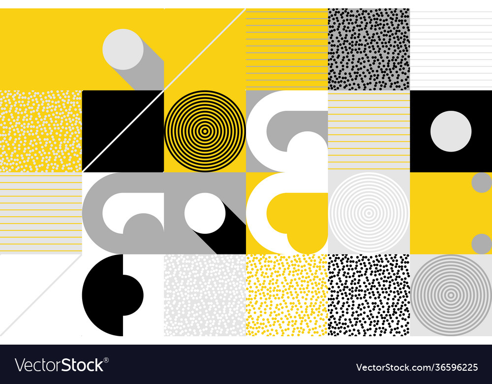 Abstract pattern design elements vector image Abstract pattern design elements