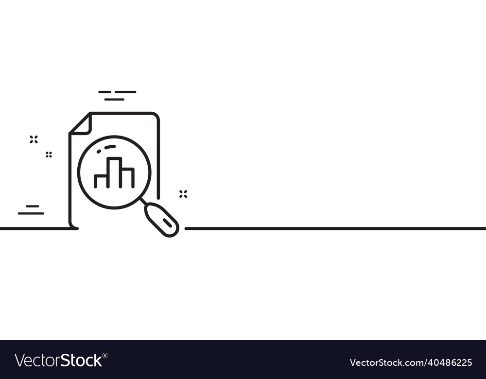 Analytics graph line icon column chart sign vector image Analytics graph line icon column chart sign