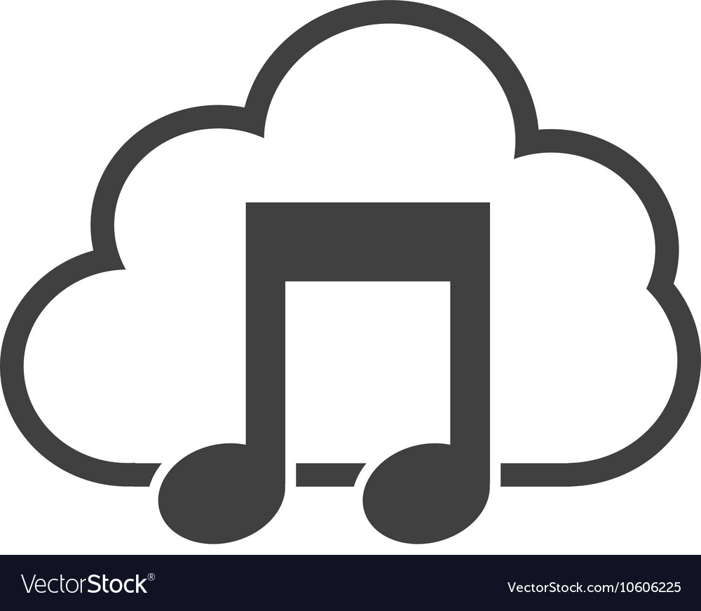 Cloud computing data center isolated icon