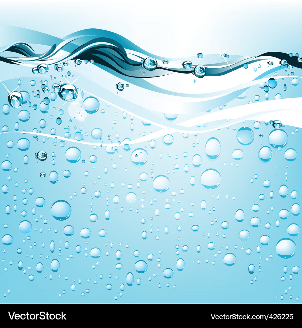 Ocean Wave Background Royalty Free Vector Image