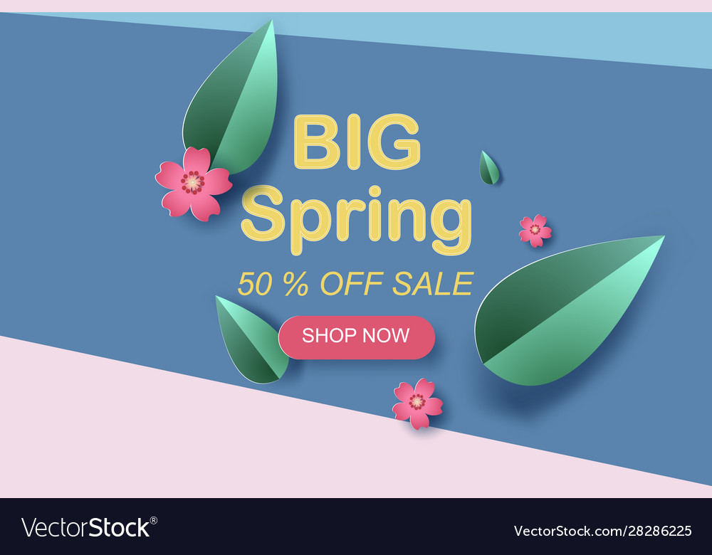 Web frame with red flowers and leaf for spring vector image Web frame with red flowers and leaf for spring