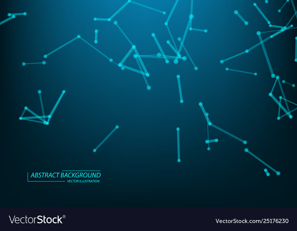 Abstract digital background with blue geometric