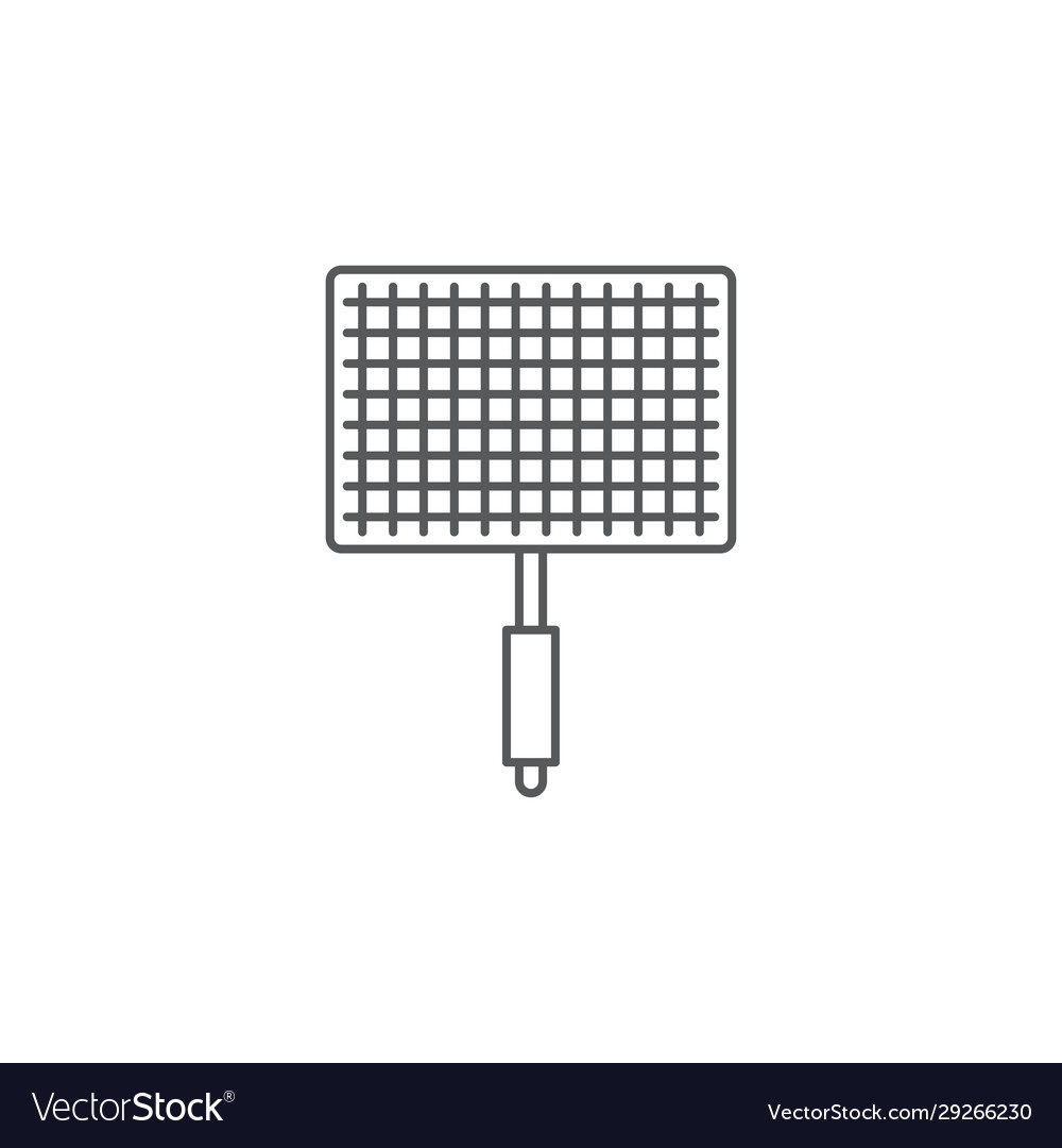 Barbecue grill steel grid icon symbol tool