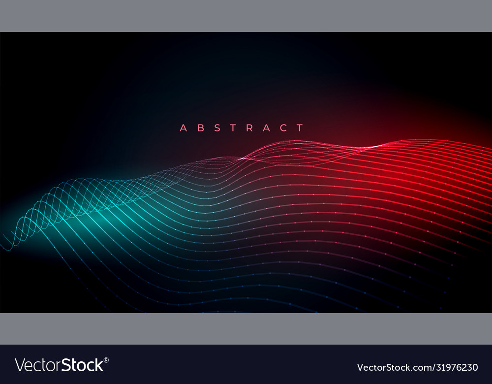 Colorful abstract wavy lines background design