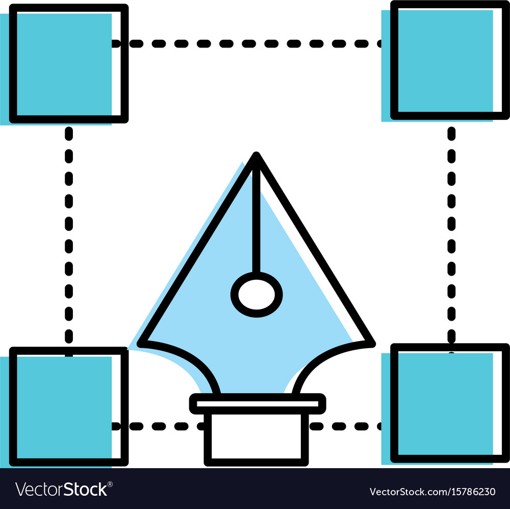 Pen with nodes design image