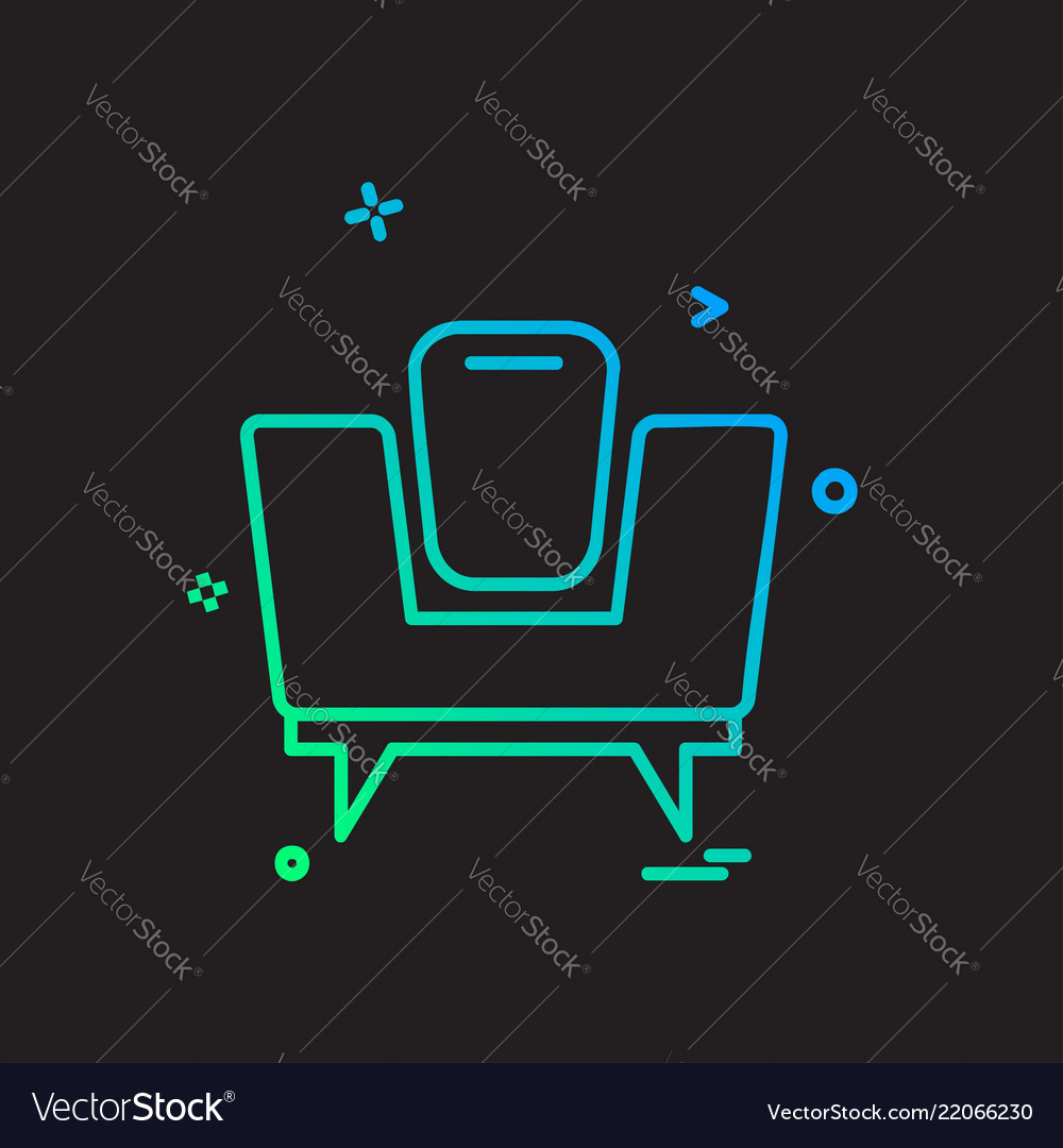 Sofa icon design