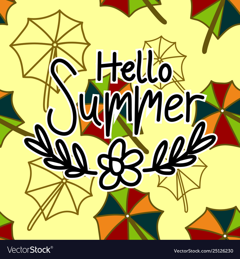 Summer frame text template background