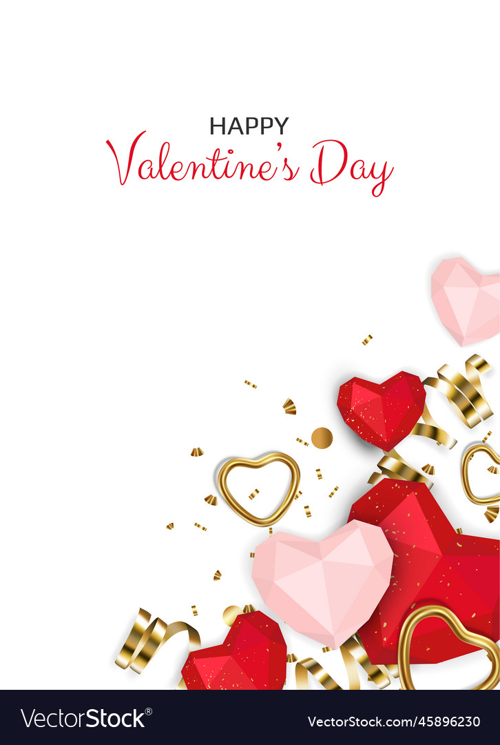 Valentines day festive gift card templates