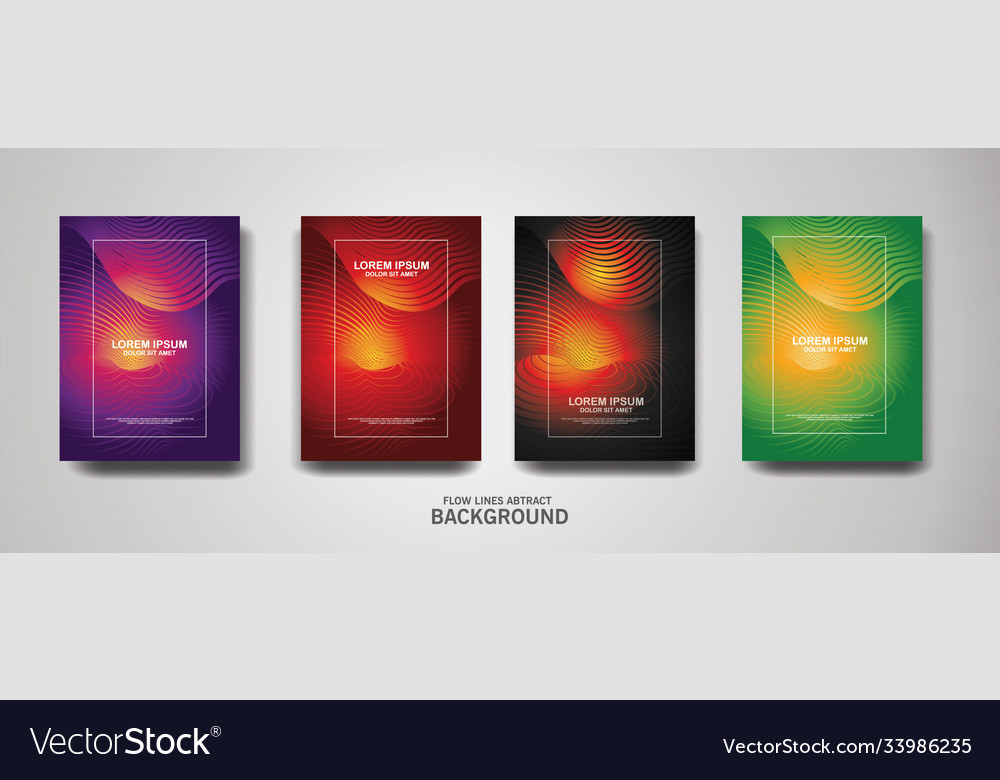 Abstract flow lines pattern background vector image Abstract flow lines pattern background
