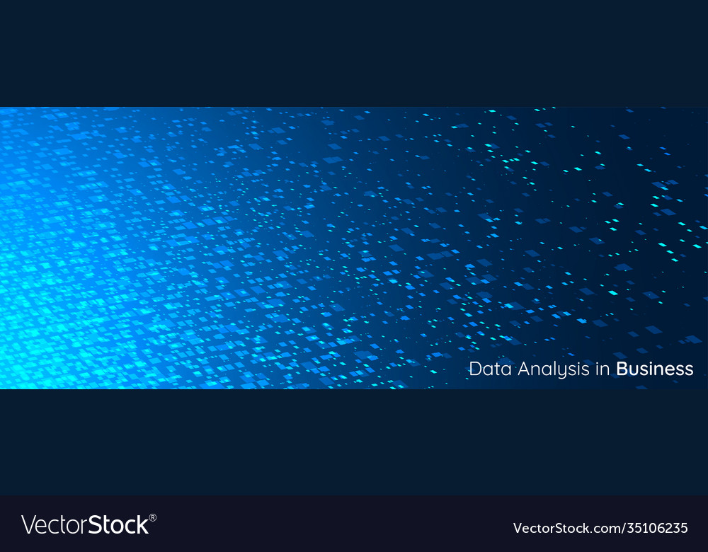 Big data sorting chaos to order predictive Vector Image