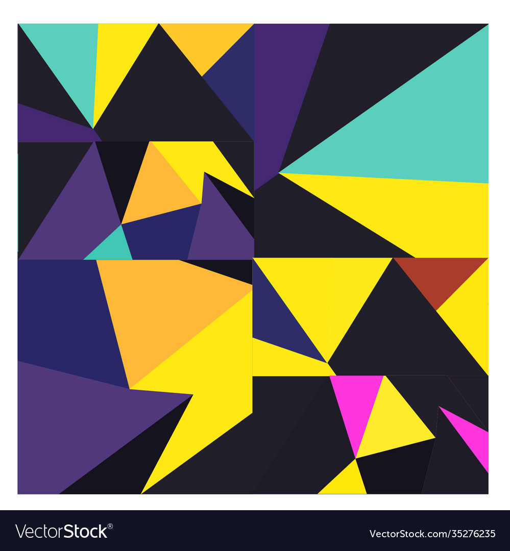 Colorful geometric and curve background pattern