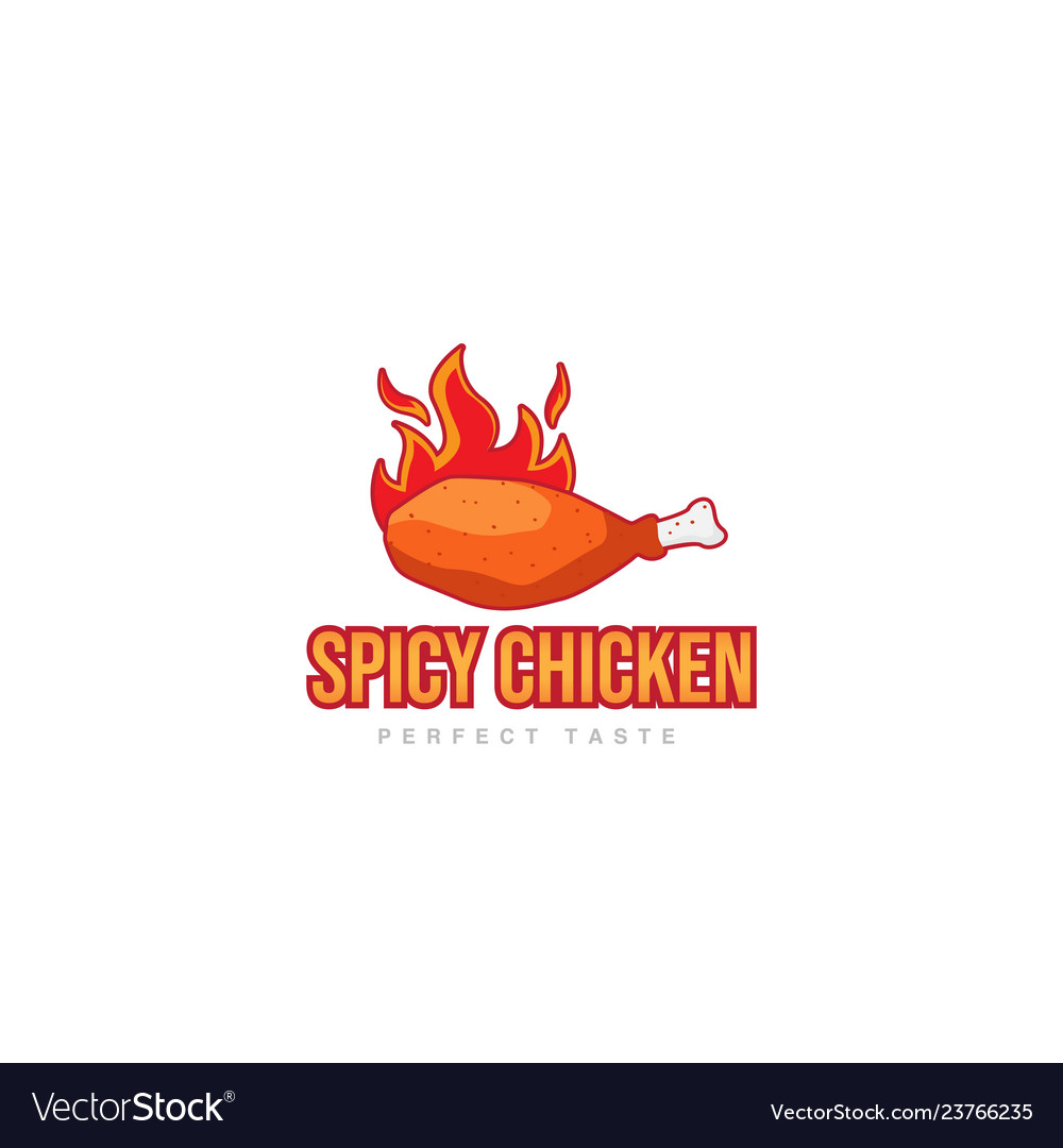 Logo gebratenes Huhn Restaurant vector image Logo gebratenes Huhn Restaurant