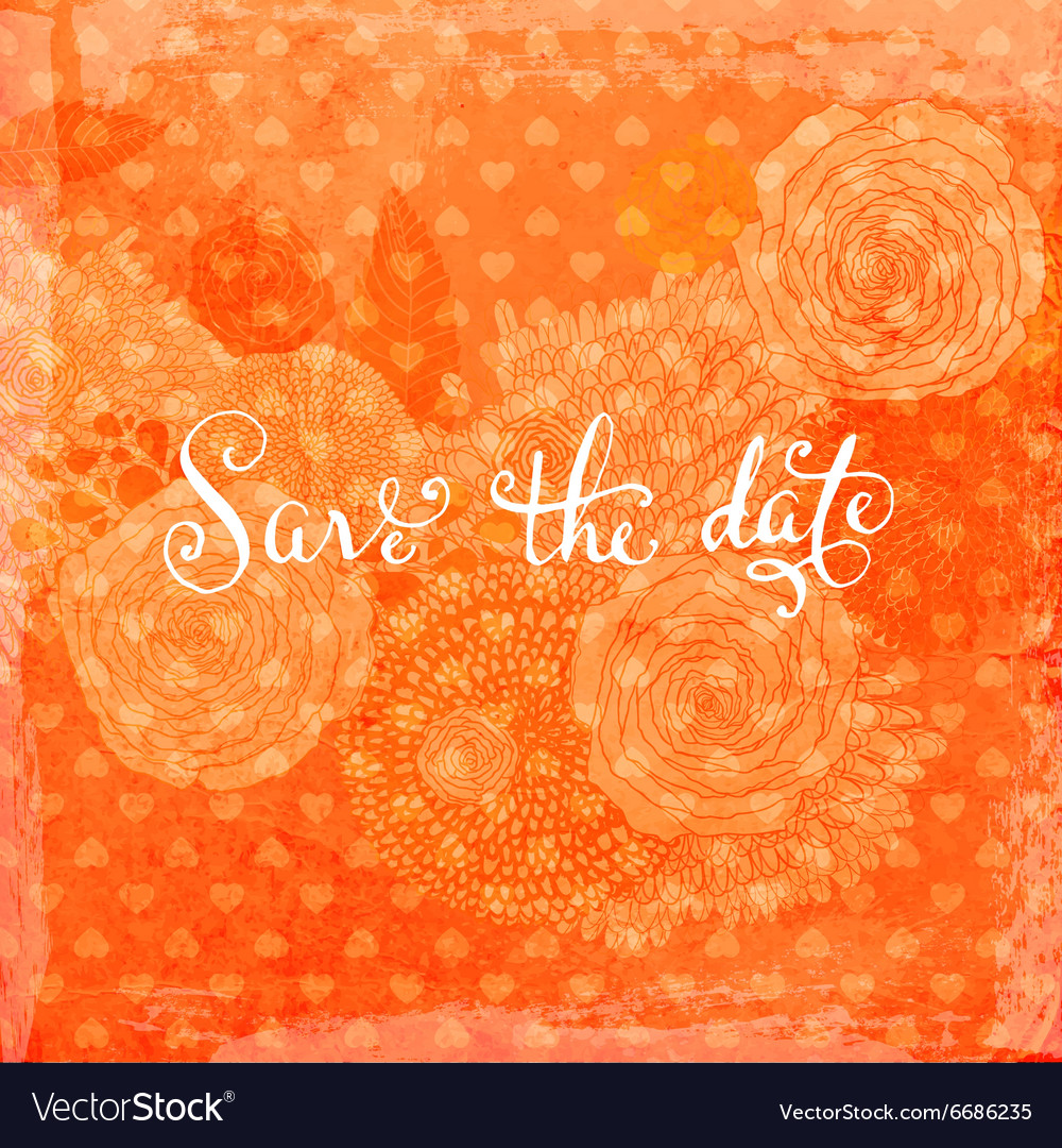 Rustic Save the Date Card