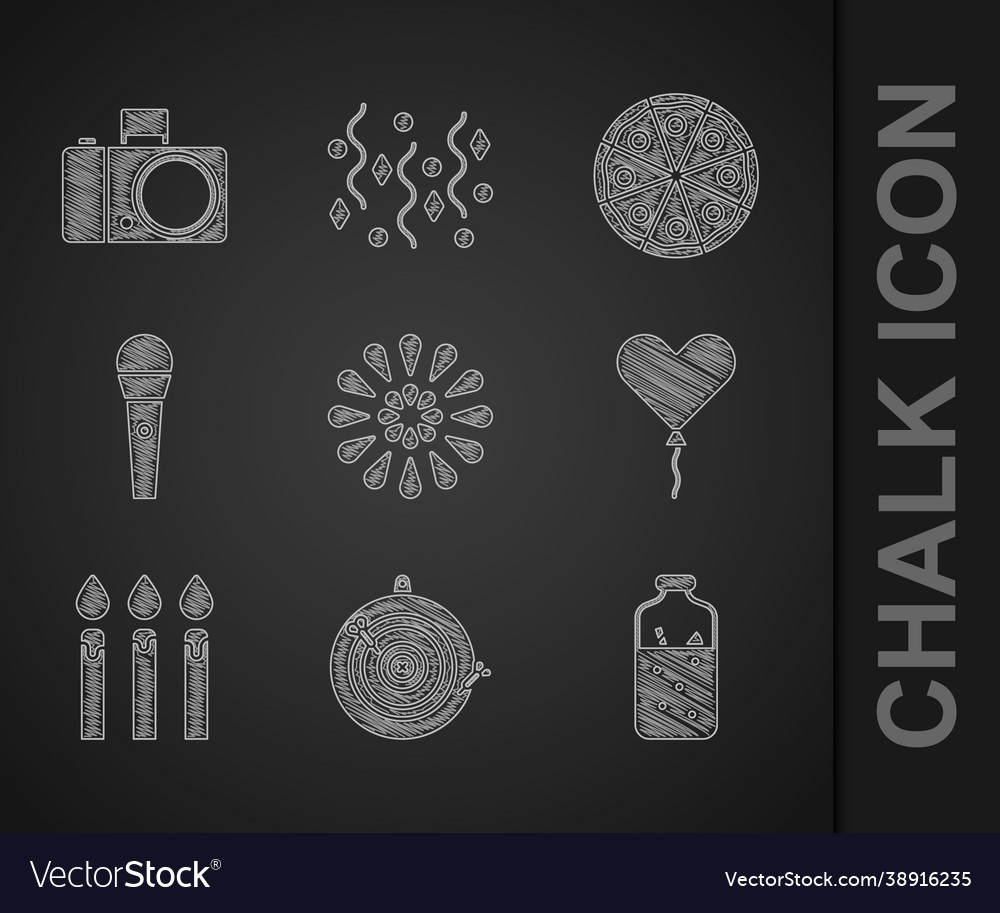 Set firework classic dart board and arrow mulled Vector Image Set firework classic dart board and arrow mulled