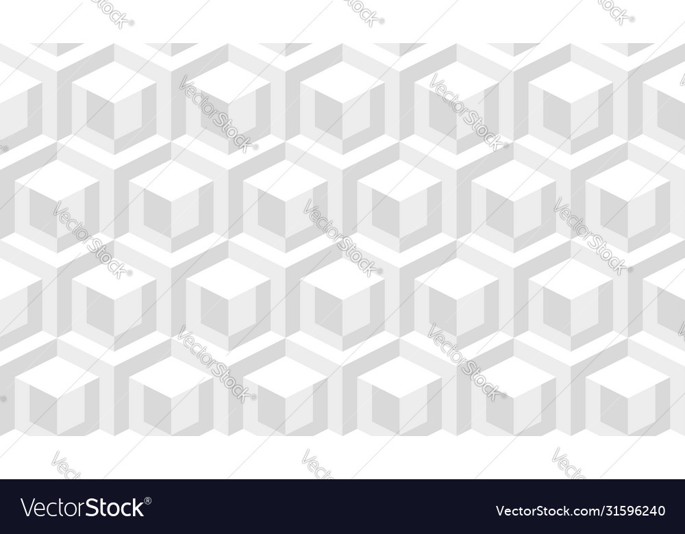 Abstract cube isometric background seamless