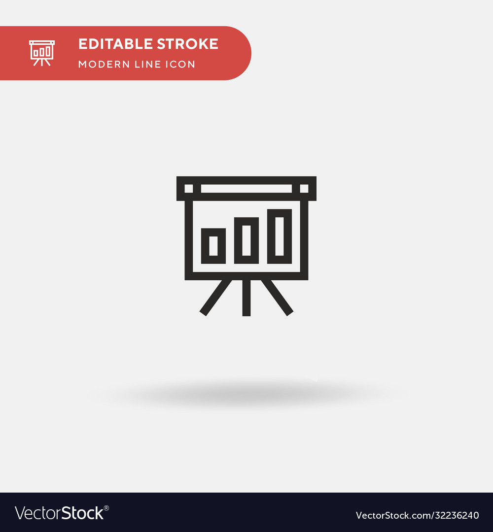 Analytics simple icon symbol