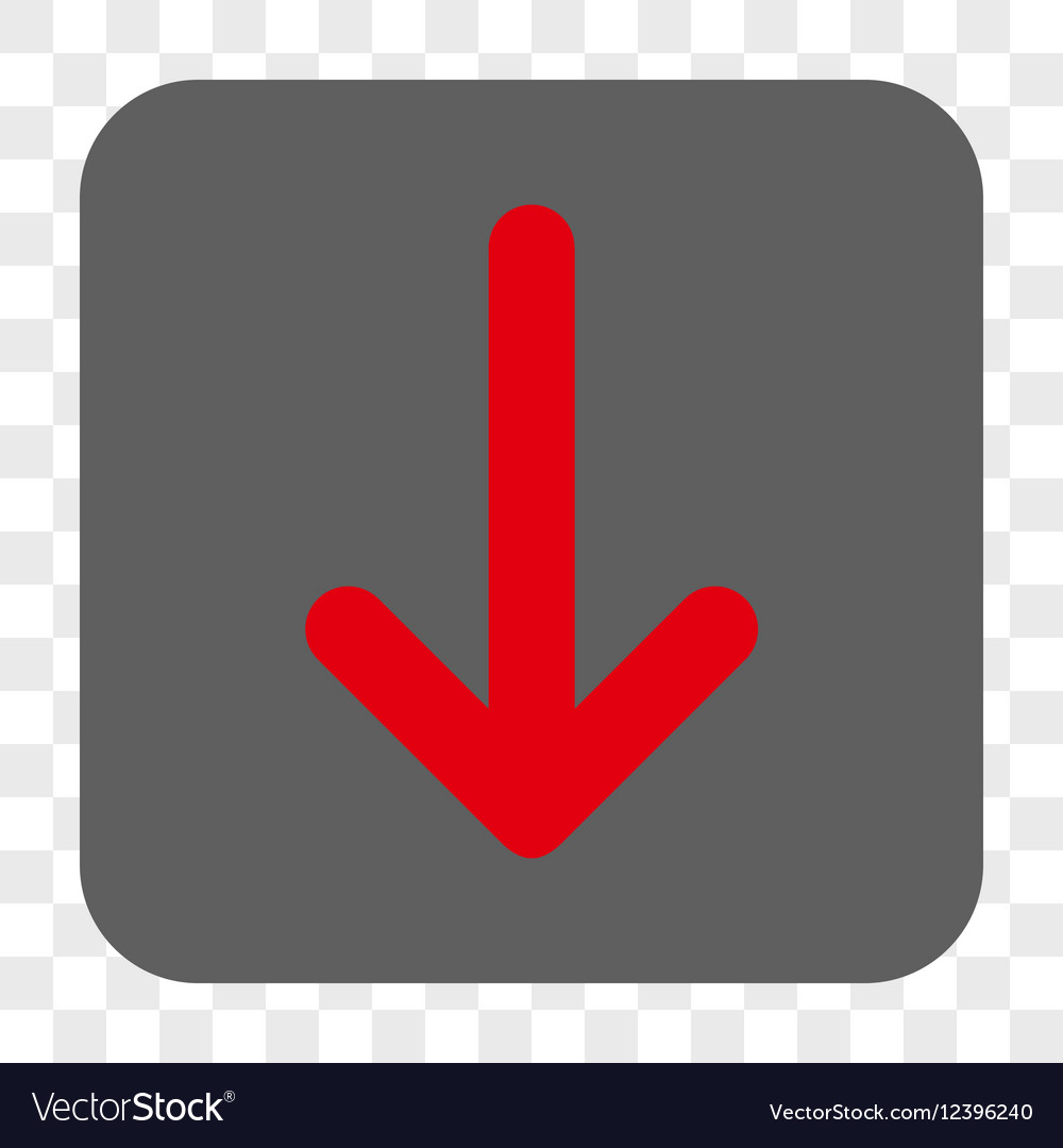 Arrow down rounded square button