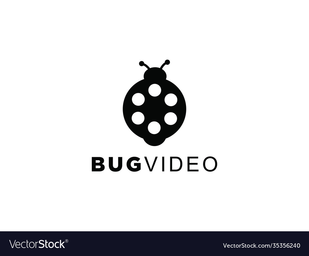 Bug camera creative logo template design