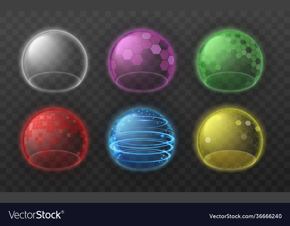 Color Bubble Shields & Force Fields