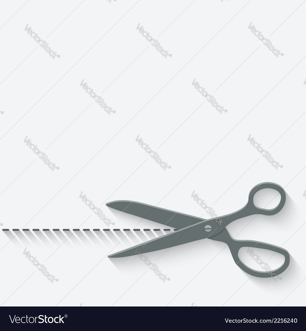 Cutting Lines with Scissors