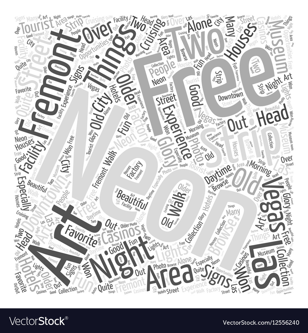 free-things-to-do-in-las-vegas-word-cloud-concept-vector-image