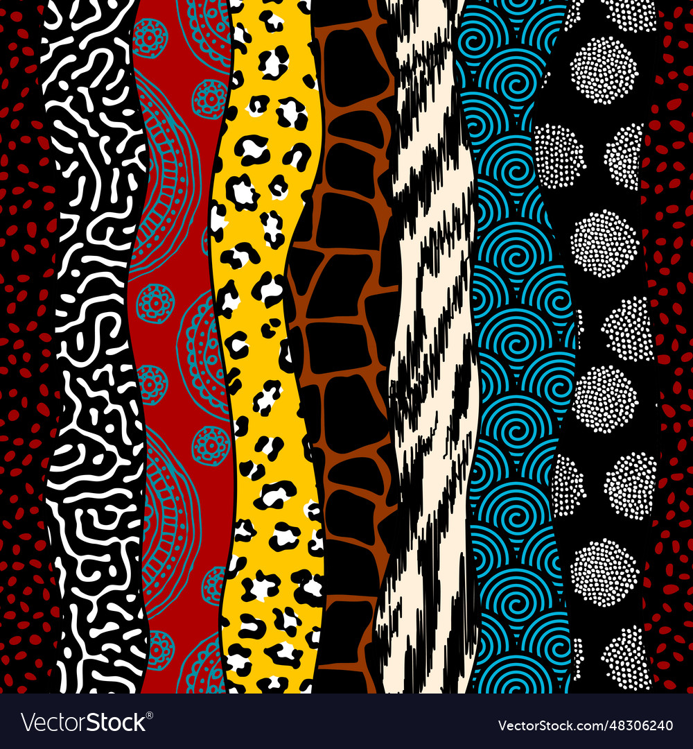 Geometric abstract triangles pattern afro style Vector Image Geometric abstract triangles pattern afro style