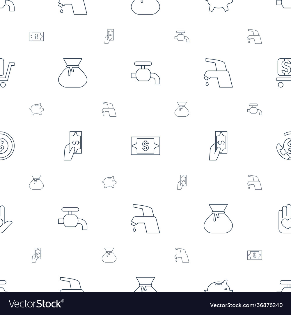 Save icons pattern seamless white background