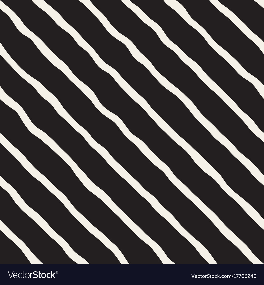 Seamless pattern with hand drawn waves abstract