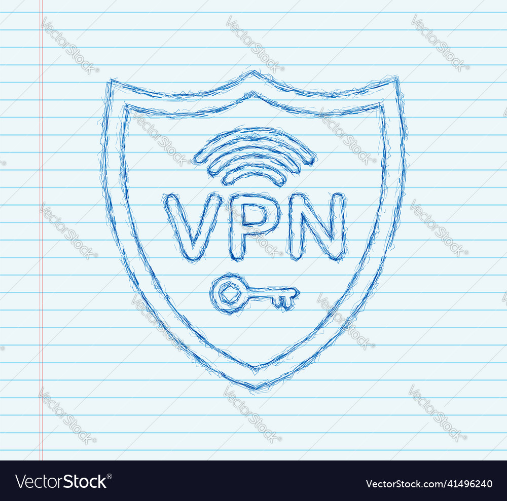 Secure vpn connection concept virtual private vector image Secure vpn connection concept virtual private