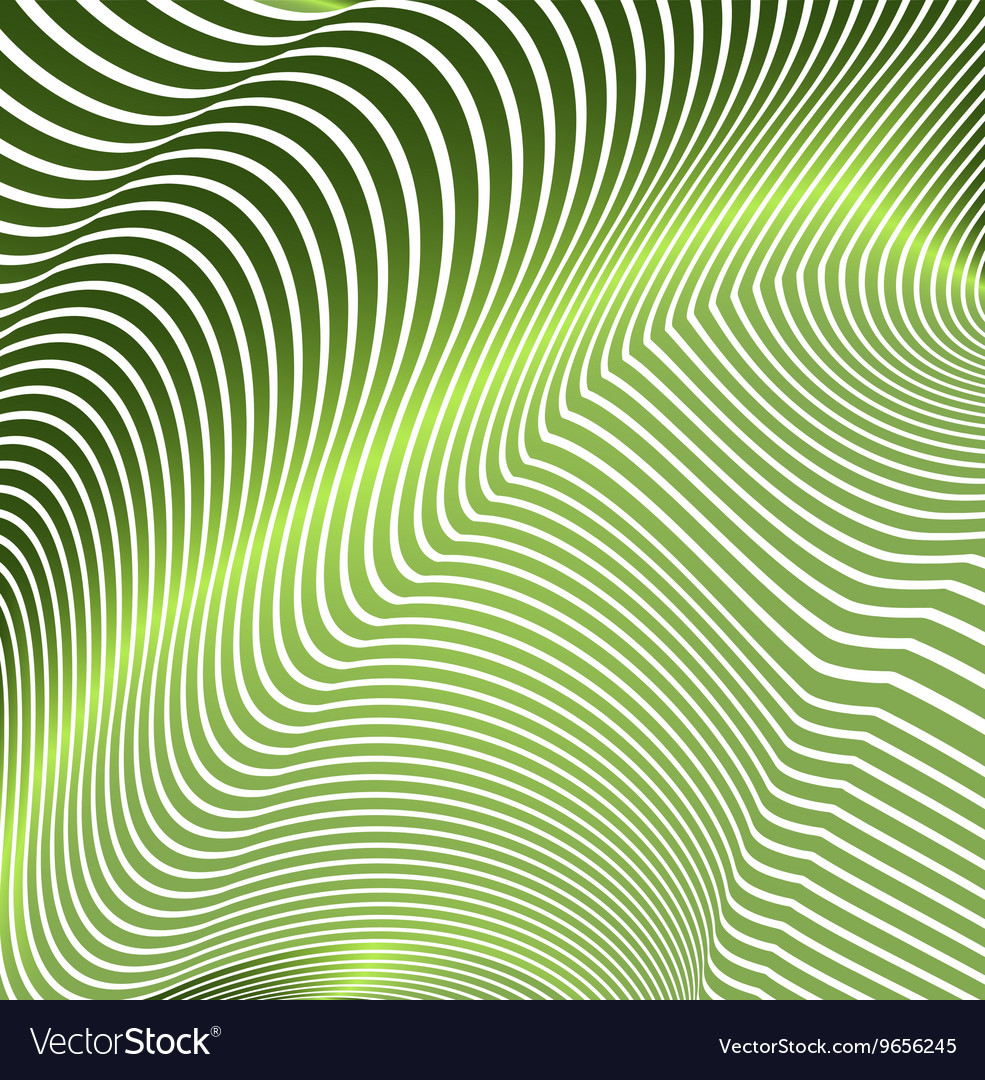 Abstract curved lines in the form of waves modern