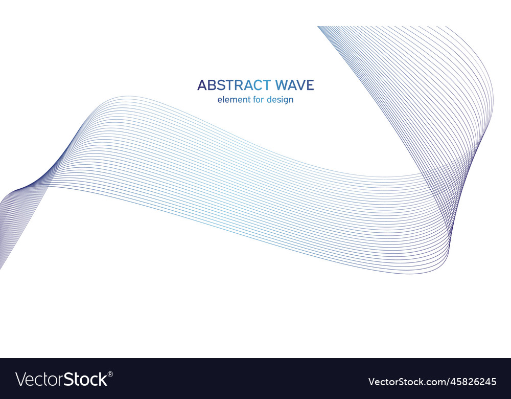 Abstract wave element for design digital vector image Abstract wave element for design digital