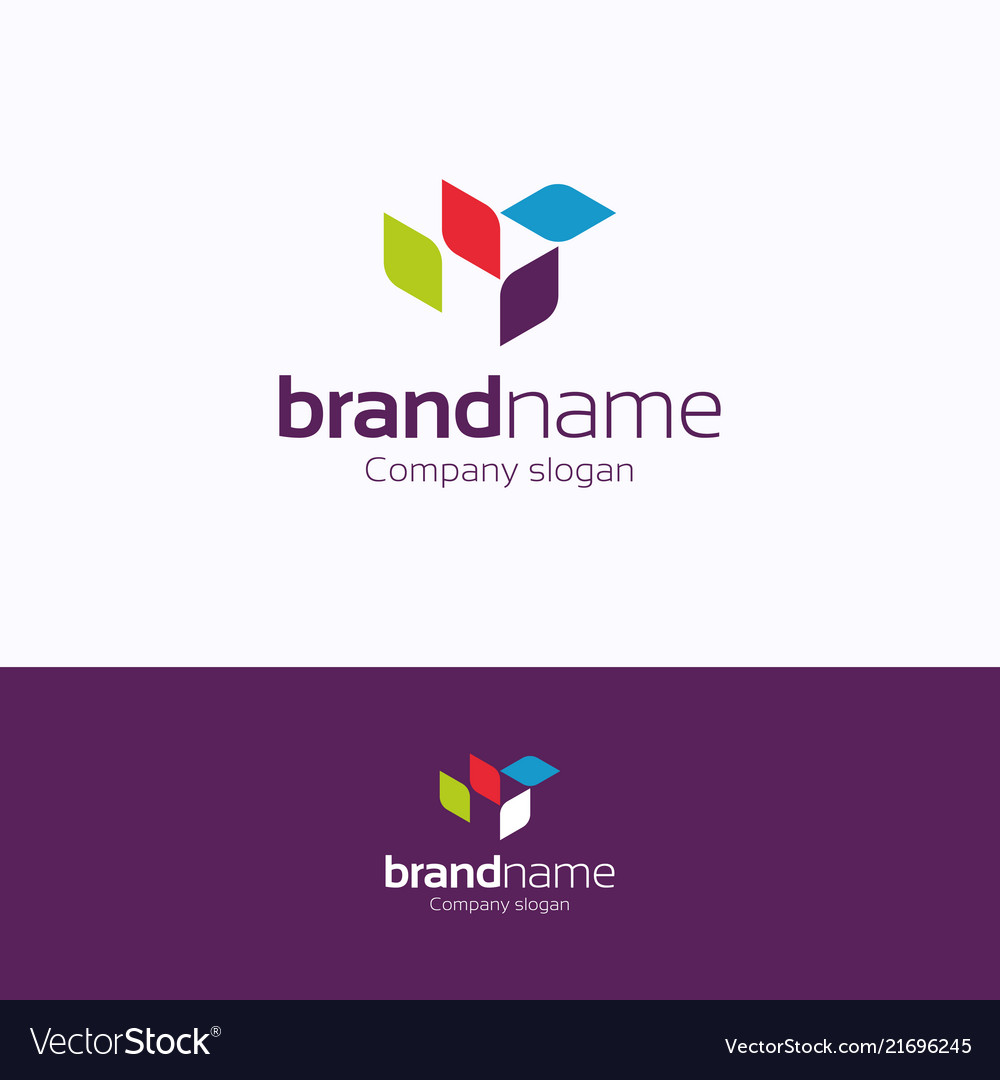 Brand name logo Royalty Free Vector Image - VectorStock