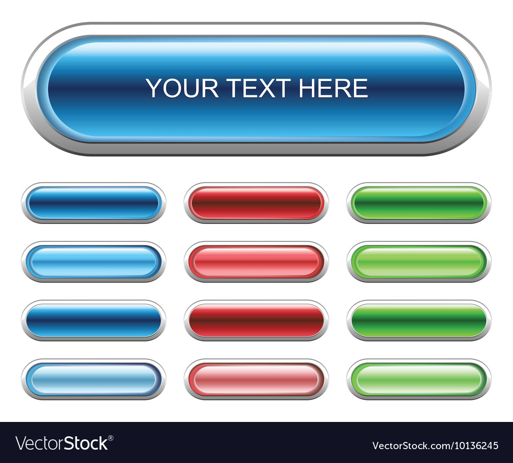 Glossy buttons