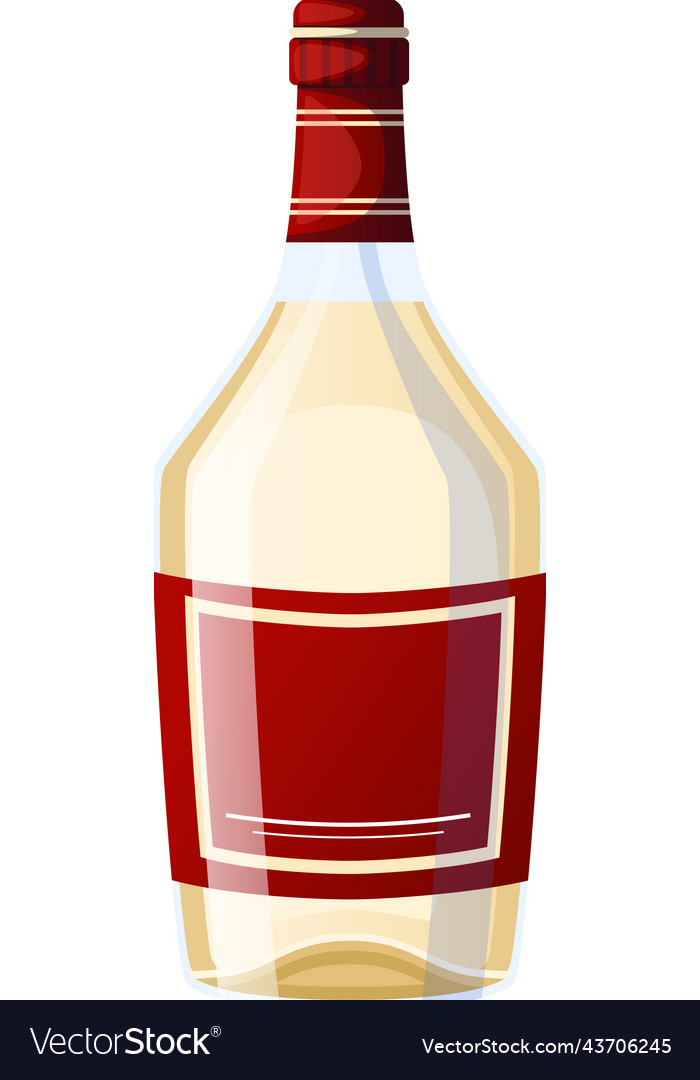 Liquor Bottle Cartoon Royalty Free Vector Image