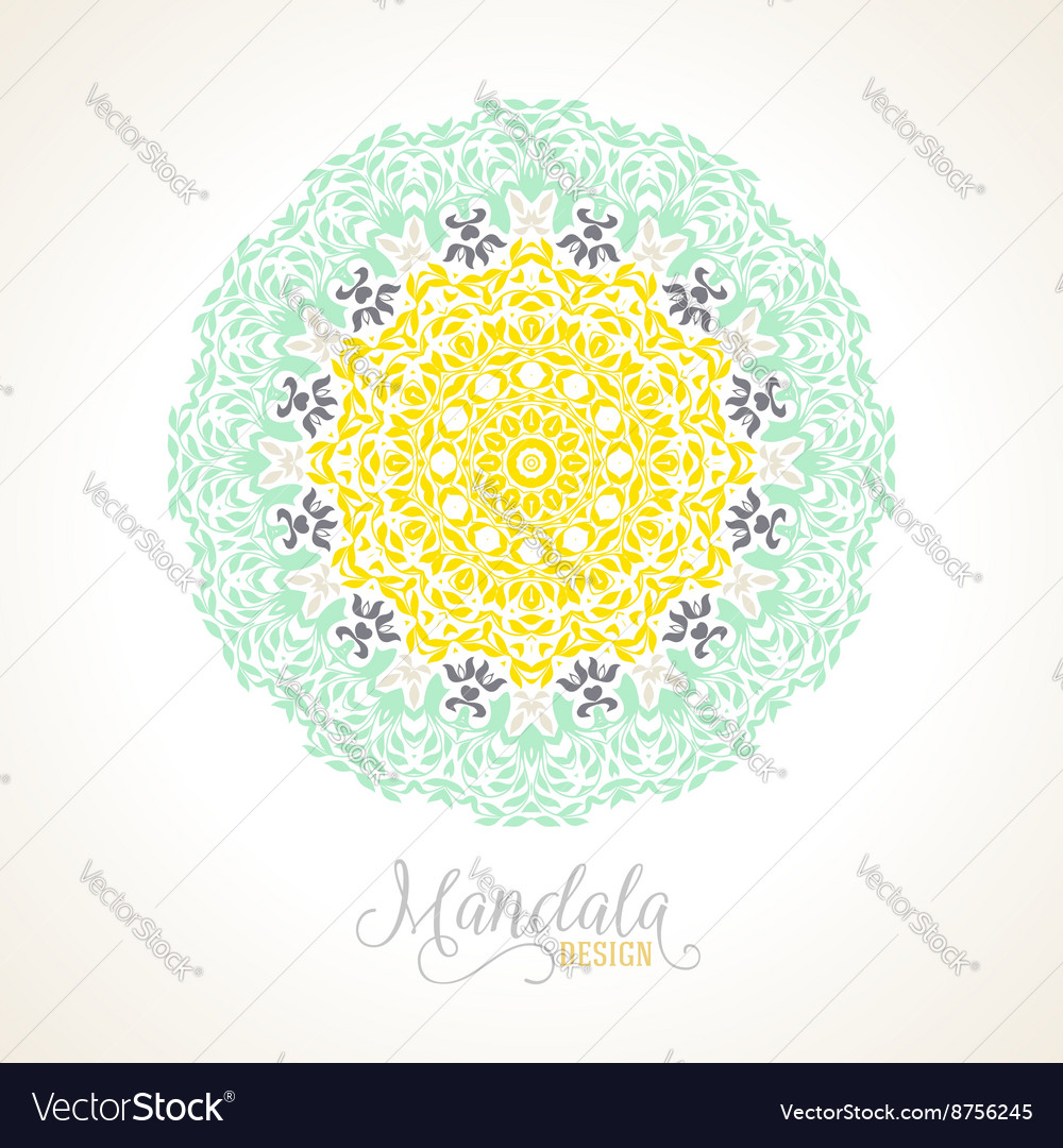 Madala round ornament