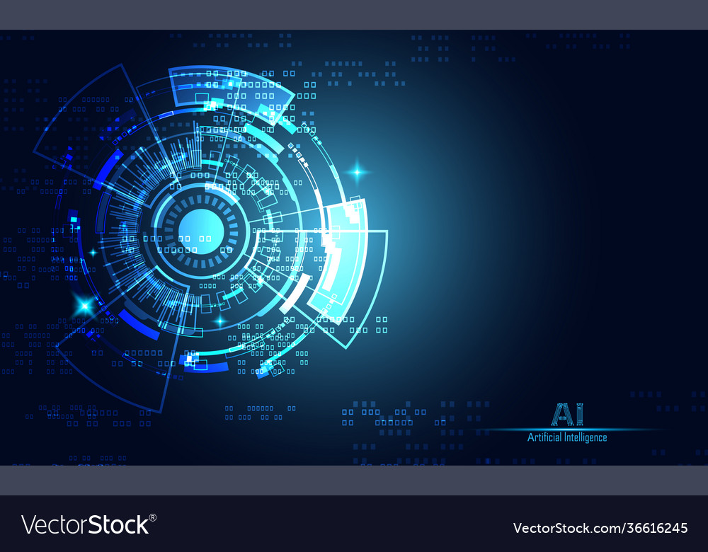 Modern abstract technology concept communication Vector Image