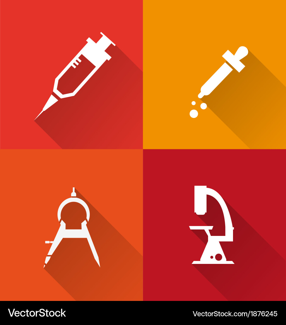Science set Royalty Free Vector Image - VectorStock