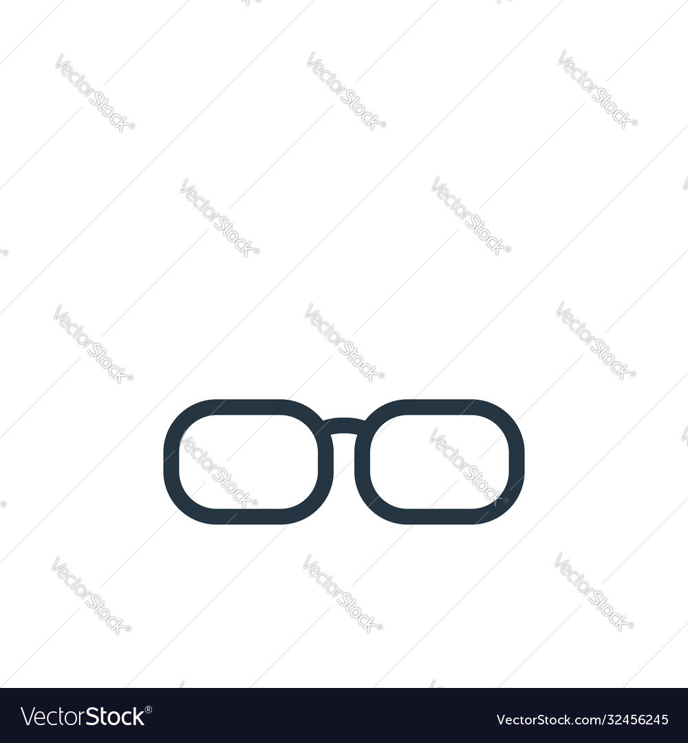 Sunglasses icon editable stroke Royalty Free Vector Image